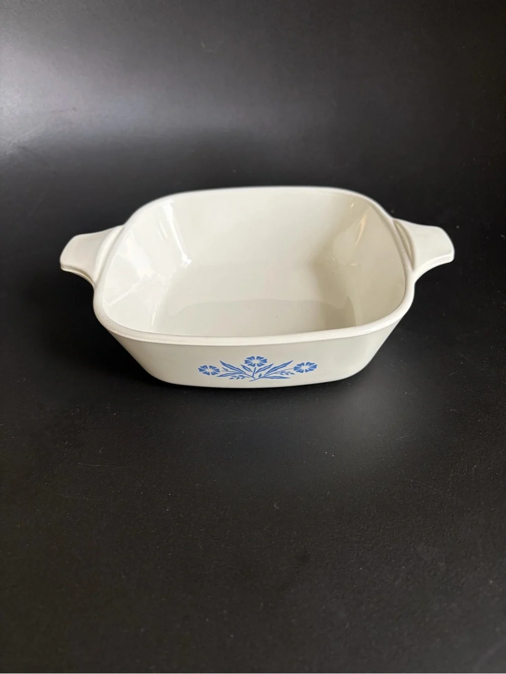 Two Petite Pans by Corning in Cornflower Blue P-41, set of 2